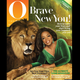 Illustration for article titled Heres Oprah Luxuriating Beside a Lion Because Oprah